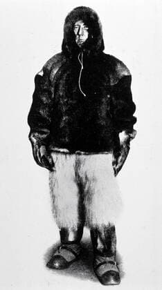 AMUNDSEN Portrait de Roald AMUNDSEN (1872-1928) au Pole Sud, extraite de Sydpolen . Credit : Collection CL KHARBINE-TAPABOR *** AMUNDSEN Portrait of Roald AMUNDSEN 1872 1928 at the South Pole, taken from Sydpolen Credit Collection CL KHARBINE TAPABOR  KH46475