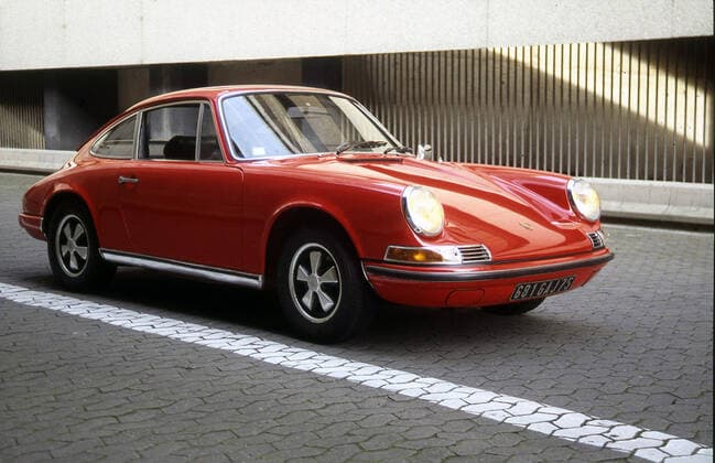Voiture annees 1970 Porsche 911. Voiture des annees 1970. Credit: Daniel Prest KHARBINE-TAPABOR.