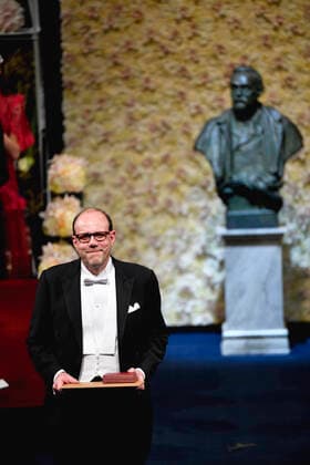Michael Kremer of the USA is applauded after receiving the Sveriges Riksbank Prize in Economic Sciences in Memory of Alfred Nobel during the Nobel Prize award ceremony, at the Stockholm Concert Hall, in Stockholm, Monday, Dec 10, 2019 STOCKHOLM SWEDEN x10060x,  Copyright: xHenrikxMontgomery TTx SWEDEN NOBEL