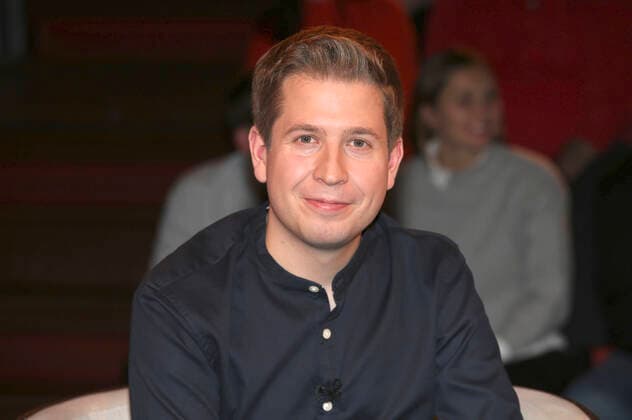 Kevin Kühnert bei der Aufzeichnung der ZDF-Talkshow Markus Lanz im Fernsehmacher Studio auf dem Phoenixhof. Hamburg, 10.12.2019
