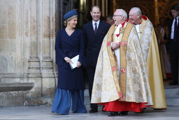 Bilder des Jahres 2019, Entertainment 12 Dezember Entertainment Bilder des Tages . 11 12 2019. London, United Kingdom. Royals leaving the Sir Donald Gosling Memorial Service at Westminster Abbey in London.  xStephenxLockx xi-Imagesx IIM-20545-0061