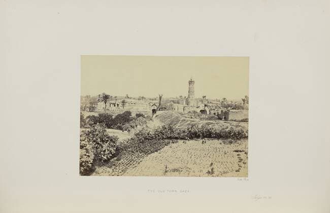 The Old Town. Gaza, Francis Frith (English, 1822 - 1898), Gaza, Palestine, 1860, Albumen silver print, 16.2 x 22.5 cm (6 3 8 x 8 7 8 in.)  Copyright Artokoloro LCD3_191706_06288