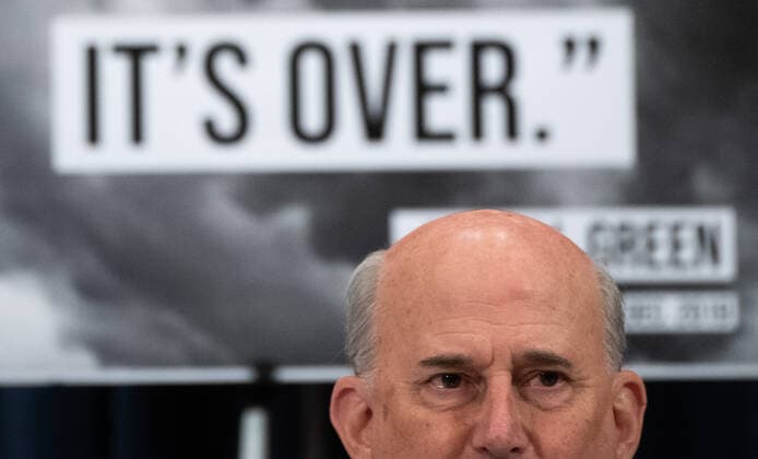 Bilder des Jahres 2019, News 12 Dezember News Bilder des Tages Rep. Louie Gohmert, R-TX, is seen during a House Judiciary Committee markup debating the articles of impeachment against President Donald Trump, in Washington, DC, on Thursday, December 12, 2019. The Judiciary Committee is set to finish debating articles of impeachment against President Donald Trump today with a likely party-line vote to send the resolution to the floor of the House.  WAP20191212351 KEVINxDIETSCH
