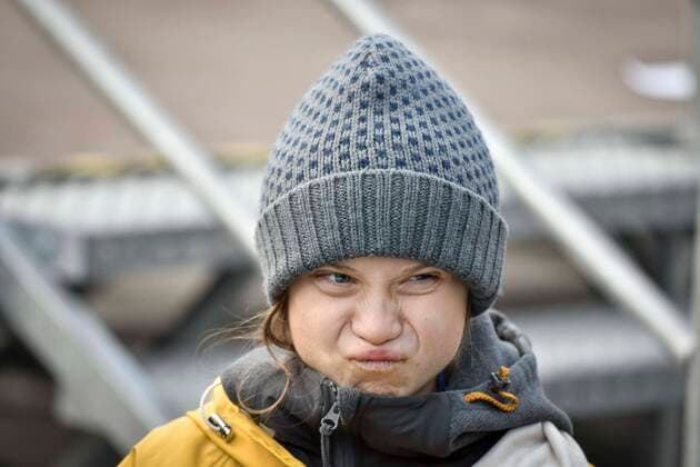 Bilder des Jahres 2019, News 12 Dezember News Bilder des Tages Greta Thunberg at the Friday for Future event in Turin in the photo: Greta Thumberg  Copyright: xRiccardoxGiordanox xIPAx xFotosickix