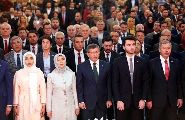 Bilder des Jahres 2019, News 12 Dezember News Bilder des Tages Turkey s former Prime Minister Ahmet Davutoglu announced the launch of his new political party, named Future Party Gelecek Party in Ankara on Dec. 13, 2019.  16593091