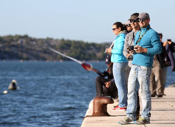 Regatta of radio-controlled sailboats - Sibenik, Croatia 15.12.2019., Sibenik, Croatia - The 24th regatta of radio-controlled sailboats finally started on the Sibenik waterfront in front of the cannons, which was delayed because there was no wind.  DuskoxJaramaz PIXSELL