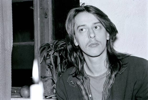 Rio Reiser in Fresenhagen Rio Resier Sänger Saenger Texter Lyriker Musiker Ton Steine Scherben politische Rockmusik Legende Deutschrock Fresenhagen Norddeutschlkand Bauernhof Exil Fresenhagen Deutschland Germany