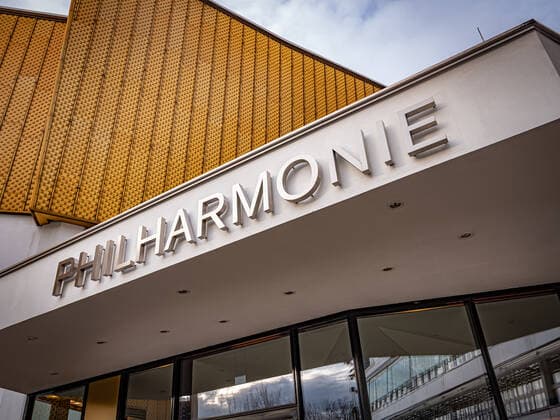 Berlin Mitte Tiergarten; das Kulturforum mit Philharmonie und Kammermusiksaal Kulturforum