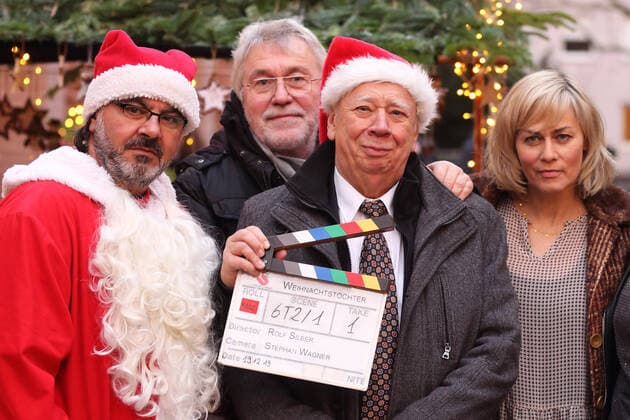 ANTONIO PUTIGNANOROLF SILBER, PETER LERCHBAUMER, GESINE CUKROWSKI ZDF PRESSETERMIN WEIHNACHTSTOECHTER (AT) FRANKFURT 