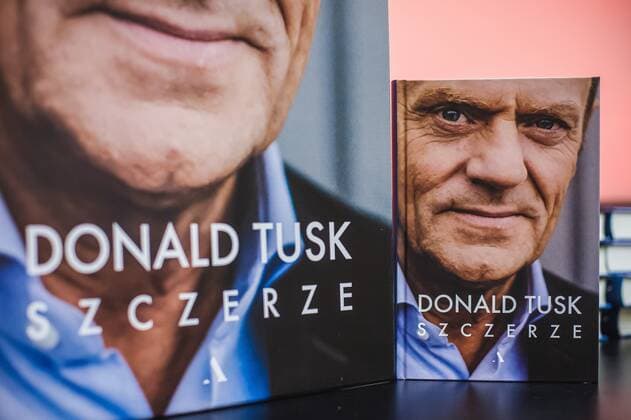 Donald Tusk at the promotion of his book Szczerze (Frankly) in Gdansk Donald Tusk at the promotion of his book Szczerze (Frankly) on December 18, 2019 at the European Solidarity Centre in Gdansk, Poland. EN_01407664_0038 