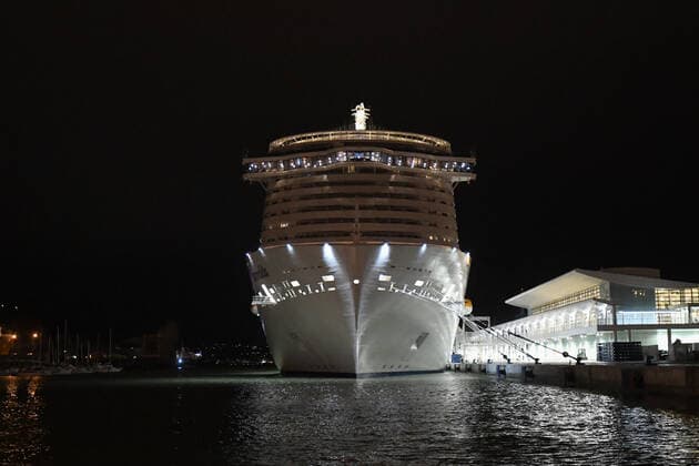 Costa Smeralda during Presentation of the last vessel of the Costa Crociere fleet at the Nave Costa Smeralda in Savona, Italy, December 20 2019  Copyright: xDaniloxVigox xIPAx xLivexMediax 0