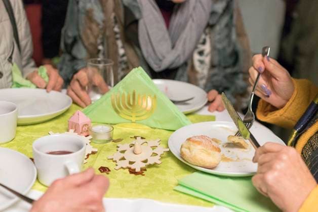 Channukah Fest Channukah Fest der jüdischen Gemeinede in der Synagoge Beit Tikwa (Haus der Hoffnung) in Bielefeld Channuka-Festival in Beit Tikwa Synagogue of the Jewish community in Bielefeld, 22.12.2019