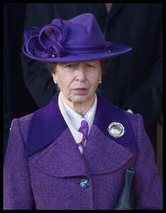 . 25 12 2019. Sandringham, United Kingdom. Princess Royal leaving the Christmas Day church service at Sandringham in Norfolk, United Kingdom.  xStephenxLockx xi-Imagesx IIM-20597-0081