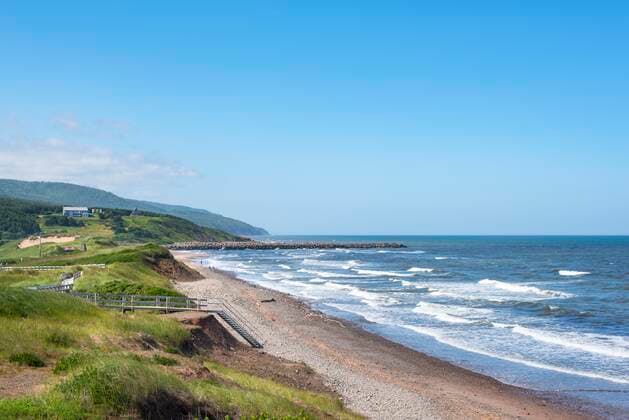 Strand, Inverness Beach, Cape Breton Island, Nova Scotia, Kanada, Nordamerika Copyright: imageBROKER/MarkusxKeller ibxmkl05089177.jpg