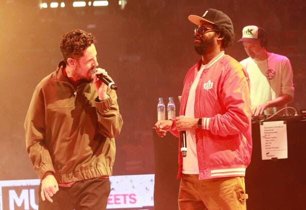 Music meets Basketball. Konzert nach dem Spiel mit Deutsch-Rapper Max Herre und Afrob Basketball Euroleague FC Bayern Basketball - Zalgiris Kaunas 27.12.2019