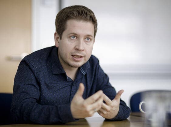 Kevin Kuehnert, JUSO Vorsitzender und stv. SPD-Parteivorsitzender. Berlin, 18.12.2019 Berlin Deutschland