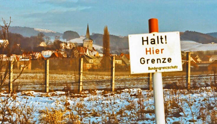 Zonengrenze am Harz - hier am 02.02.1985