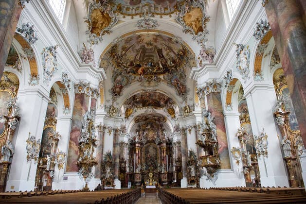 Basilika St. Alexander und Theodor zu Ottobeuren im Allgaeu (Foto vom 12.08.2019).
