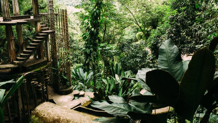 Mexiko, Xilitla, San Luis Potosi, Las Pozas surrealistische Skulptur Garten von Edward James *** Mexico, Xilitla, San Luis Potosi, Las Pozas surrealistic sculpture garden of Edward James