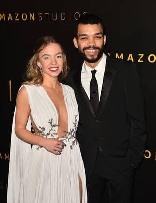 BEVERLY HILLS, CALIFORNIA - JANUARY 05: Justice Smith, Sydney Sweeney attend the Amazon Studios Golden Globes After Party at The Beverly Hilton Hotel on January 05, 2020 in Beverly Hills, California. Photo: imageSPACE MediaPunch Copyright: ximageSPACEx