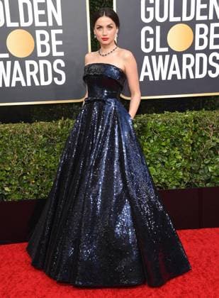 Ana de Armas arriving at the 77th Annual Golden Globe Awards in Beverly Hills, California - Jan 5, 2020 - Golden Globe Awards 2020, Beverly Hills California United States Beverly Hilton Hotel  Copyright: xOConnor-Arroyox Instyle_GG_Party_2020_TA_328