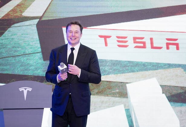 (200107) -- SHANGHAI, Jan. 7, 2020 -- Tesla CEO Elon Musk attends an opening ceremony for Tesla China-made Model Y program in Shanghai, east China, Jan. 7, 2020. U.S. electric carmaker Tesla officially launched its China-made Model Y program in its Shanghai gigafactory Tuesday, one year after the company broke ground on its first overseas plant. The first batch of China-produced Model 3 sedans was also delivered to its non-employee customers at an opening ceremony for the program. ) CHINA-SHANGHAI-TESLA-GIGAFACTORY-MODEL Y (CN) DingxTing 