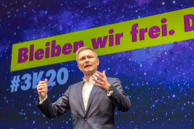 DEU; Deutschland, Baden-Württemberg, Stuttgart, 06.01.2020: Christian Lindner (MdB, FDP-Bundesvorsitzender). Traditionelles Dreikönigstreffen 2020 der FDP in Stuttgart.