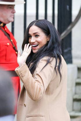 January 7, 2020, London, UK, UK: London, UK. Prince Harry, Duke of Sussex and Meghan, Duchess of Sussex arrive at Canada House in London and are greeted by Janice Charette. Duke and Duchess of Sussex will meet Janice Charette, High Commissioner for Canada to the UK and the staff and thank them for the warm Canadian hospitality and support they received during their recent stay in Canada. London UK  - ZUMAl94_ 20200107_zaf_l94_051 Copyright: xDinendraxHariax
