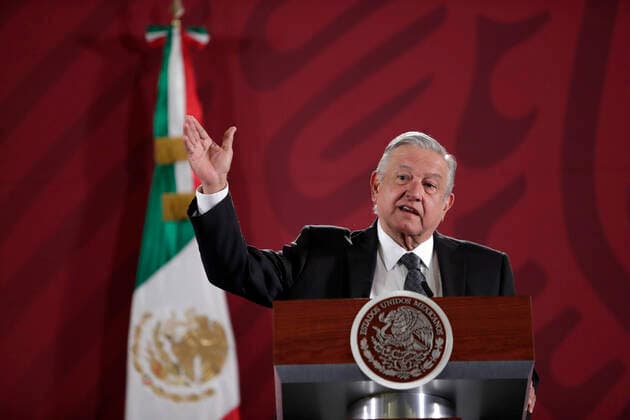 January 7, 2020: EUM20200107NAC02.JPG.CIUDAD DE MEXICO. PresidencyPresidencia-AMLO.- El presidente Andres Manuel Lopez Obrador durante su conferencia de prensa en palacio Nacional, el martes 7 de enero de 2020. Foto: Agencia EL UNIVERSALIvan StephensEELG Copyright: xElxUniversalx
