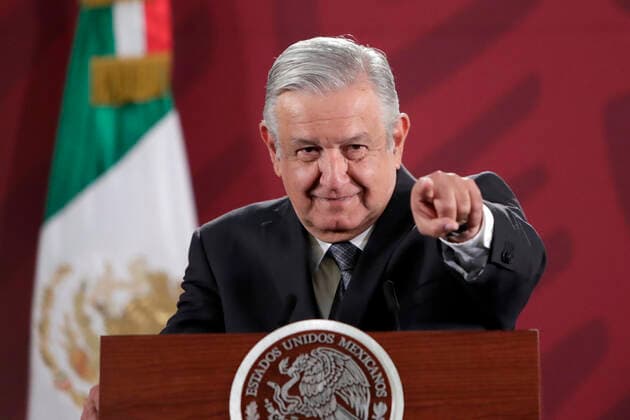 January 7, 2020: EUM20200107NAC03.JPG.CIUDAD DE MEXICO. PresidencyPresidencia-AMLO.- El presidente Andres Manuel Lopez Obrador durante su conferencia de prensa en palacio Nacional, el martes 7 de enero de 2020. Foto: Agencia EL UNIVERSALIvan StephensEELG Copyright: xElxUniversalx