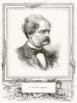 Werner von SIEMENS Werner von SIEMENS (1816-1892). Illustration anonyme vers 1890 pour Les nouvelles conquetes de la science. L electricite par Louis FIGUIER (1819-1894). Credit : Coll. Jonas Kharbine-Tapabor. *** Werner von SIEMENS Werner von SIEMENS 1816 1892 Anonymous illustration around 1890 for Les nouvelles conquetes de la science L electricity by Louis FIGUIER 1819 1894 Credit Coll Jonas Kharbine Tapabor  KH193084