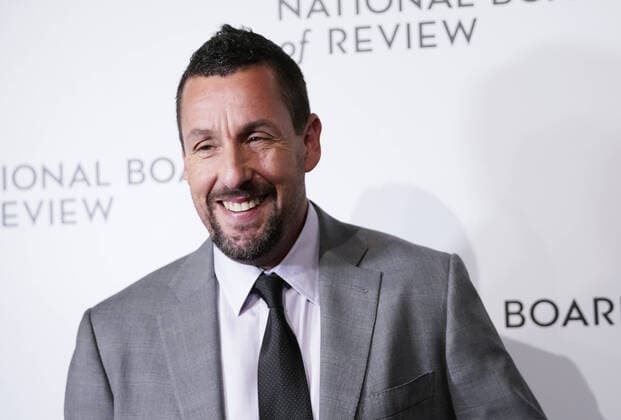 Adam Sandler arrives on the red carpet at the 2020 National Board Of Review Gala on Wednesday, January 08, 2020 in New York City  NYP20200108118 JOHNxANGELILLO