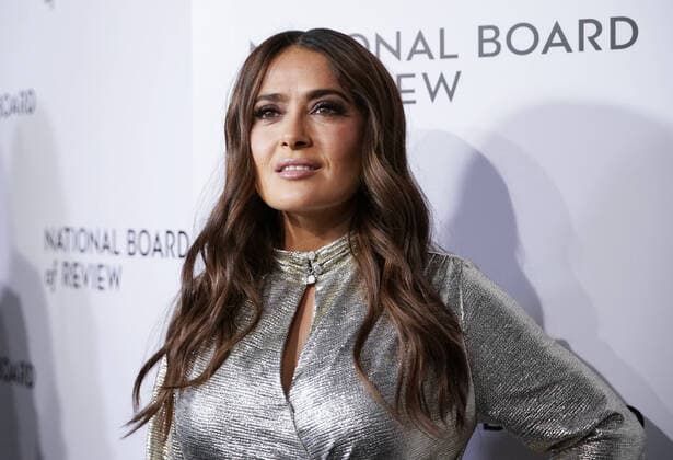 Salma Hayek arrives on the red carpet at the 2020 National Board Of Review Gala on Wednesday, January 08, 2020 in New York City  NYP20200108147 JOHNxANGELILLO