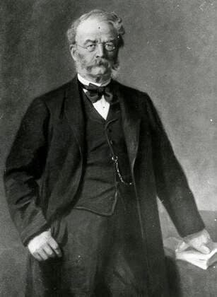 SIEMENS Werner Portrait de Werner SIEMENS (1816-1892). Credit : Collection KHARBINE-TAPABOR. *** SIEMENS Werner Portrait of Werner SIEMENS 1816 1892 Credit Collection KHARBINE TAPABOR  KH260723