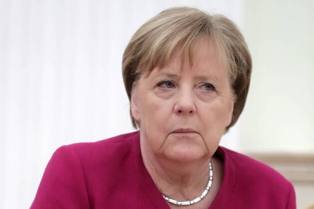 MOSCOW, RUSSIA - JANUARY 11, 2020: Germany s Chancellor Angela Merkel during a meeting with Russia s President Vladimir Putin at the Moscow Kremlin. Mikhail Metzel TASS  TS0C9D8B