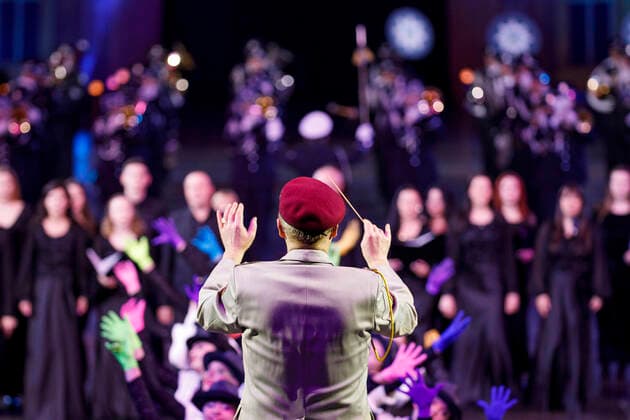 Teilnehmer aus der Ukraine bei der Musikparade 2020 in der Lanxess-Arena. Köln, 11.01.2020