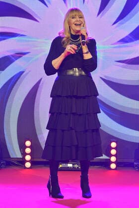 SMAGO AWARD zu 50 Jahre Hitparade Cindy Berger zur Preisverleihung SMAGO AWARD 2020 zu 50 Jahre Hitparade in Berlin am 12.01.2020