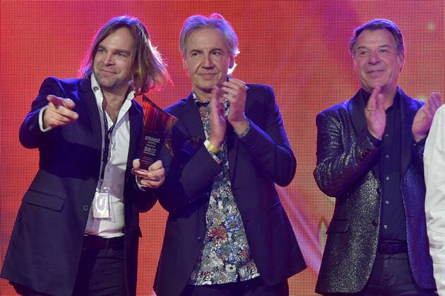 SMAGO AWARD zu 50 Jahre Hitparade Muenchner Freiheit, Rennie Hatzke , Patrick Lindner zur Preisverleihung SMAGO AWARD 2020 zu 50 Jahre Hitparade in Berlin am 12.01.2020