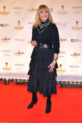SMAGO AWARD zu 50 Jahre Hitparade Cindy Berger Ankunft zur Preisverleihung SMAGO AWARD 2020 zu 50 Jahre Hitparade in Berlin am 12.01.2020