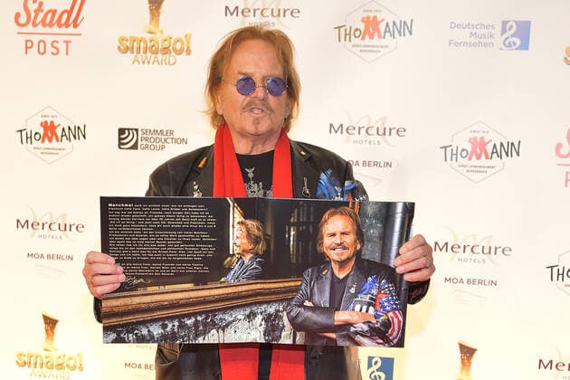 SMAGO AWARD zu 50 Jahre Hitparade Frank Zander Ankunft zur Preisverleihung SMAGO AWARD 2020 zu 50 Jahre Hitparade in Berlin am 12.01.2020