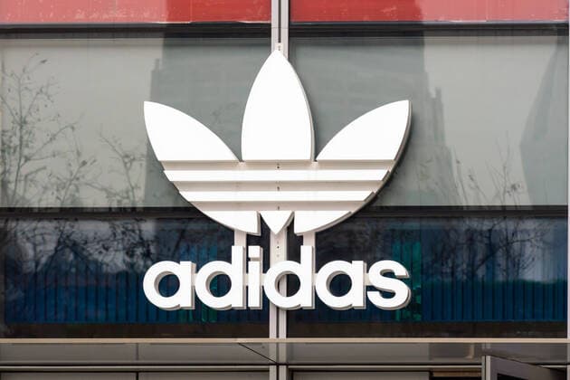 January 12, 2020, Shanghai, China: Adidas Originals, a line of casual sports clothing under German multinational sportswear brand Adidas, logo seen in Shanghai. Shanghai China - ZUMAs197 20200112_zab_s197_020 Copyright: xAlexxTaix