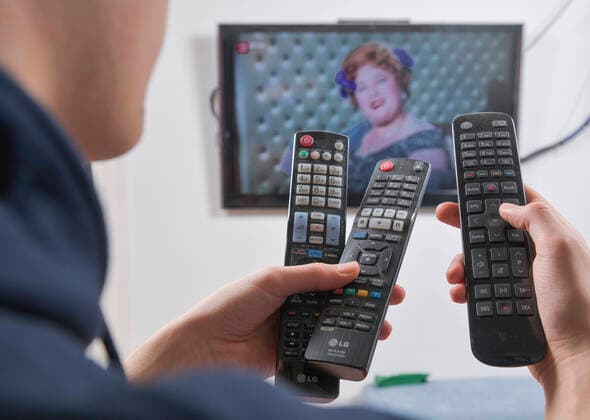 Fernbedienung, Fernseher