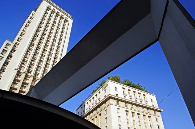 Architektur von Paulo Mendes da Rocha Square of the Patriarch, Porch of Paulo Mendes da Rocha, São Paulo, Brazil xx Copyright: xDorivalxMoreirax DML-00381D