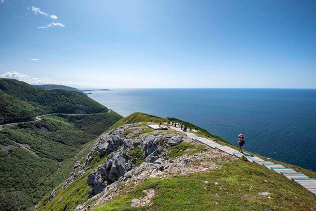 Der Skyline Trail im Cape Breton Highlands Nationalpark, Nova Scotia, Kanada, Nordamerika Copyright: imageBROKER/MarkusxKeller ibxmkl05089070.jpg
