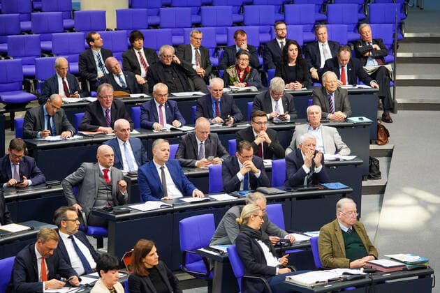 16.01.2020,Berlin,Deutschland,GER, 140.Sitzung Deutscher Bundestag im Reichstag. Punkt 1 der Tagesordnung ist die Thematik der Organspende.Foto: Fraktion AFD