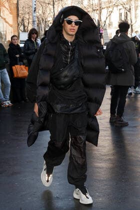 Paris Fashion Week Hommes. Street Looks. Arrivees du Defile Rick Owens. Invite. 249940 2020-01-16  Copyright: xSebastienxFremontx xStarfacex STAR_249940_004