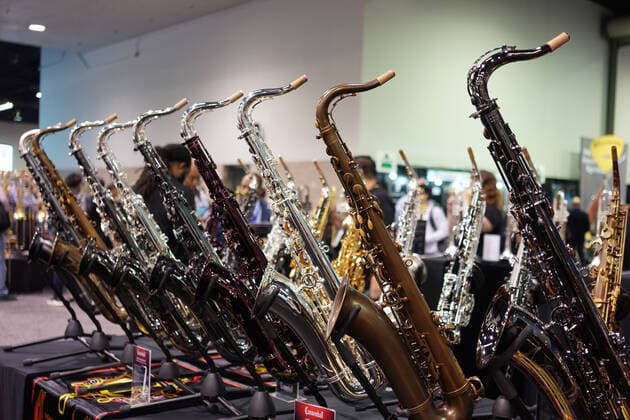 ANAHEIM CA - DECEMBER 13: Views from the tradeshow floor during 2020 Winter North American Music Merchants show in Anaheim, Ca. on January 16, 2020. Copyright: xTonyxFortex