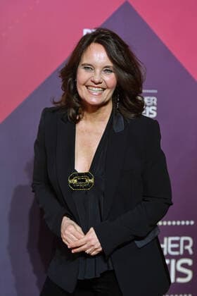 Caroline LINK (Regisseurin) Einzelbild,angeschnittenes Einzelmotiv,Halbfigur,halbe Figur. 41.Bayerischer Filmpreis 2019-Red Carpet,Roter Teppich,am 17.01.2019 im Prinzregententheater in Muenchen.
