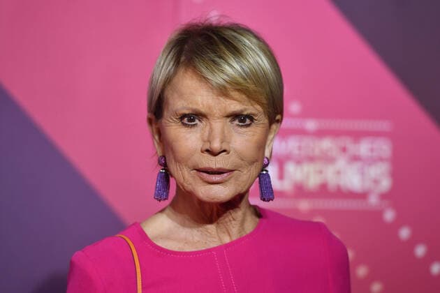 Uschi GLAS (Schauspielerin), Einzelbild,angeschnittenes Einzelmotiv,Portraet,Portrait,Porträt. 41.Bayerischer Filmpreis 2019-Red Carpet,Roter Teppich,am 17.01.2019 im Prinzregententheater in Muenchen.