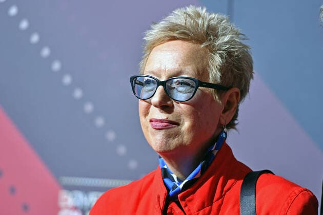 Doris DOERRIE (Regisseurin), Einzelbild,angeschnittenes Einzelmotiv,Portraet,Portrait,Porträt. 41.Bayerischer Filmpreis 2019-Red Carpet,Roter Teppich,am 17.01.2019 im Prinzregententheater in Muenchen.